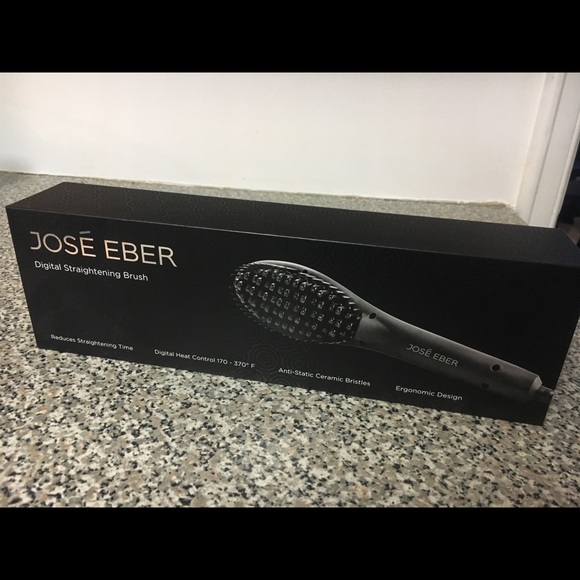 jose eber hair straightener brush